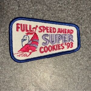 Full Speed Ahead Girl Scout 1993 Patch